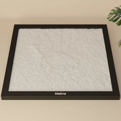 Medina, Ả Rập Xê Út - Mô hình thu nhỏ 3D