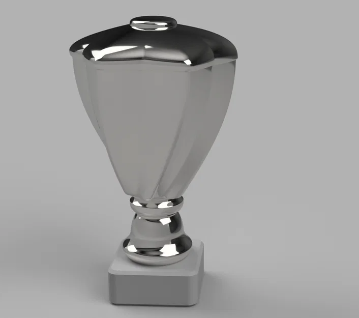 Mô hình cúp lưu niệm Trophy: Tùy chọn in 1 khối hoặc lắp ghép - Image 2