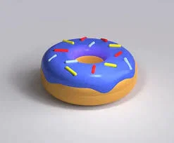 Mô hình bánh Donut 3D - Image 1