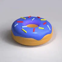 Mô hình bánh Donut 3D