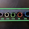 Khay Đựng Đầu Tuýp Gridfinity Pittsburgh Pro 1/4" SAE Deep (Harbor Freight 67865) - Thumbnail 1