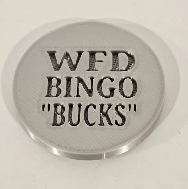 Token trò chơi Bingo 5 Đô-la: Mẫu in 3D độc đáo và tiện dụng - Image 3