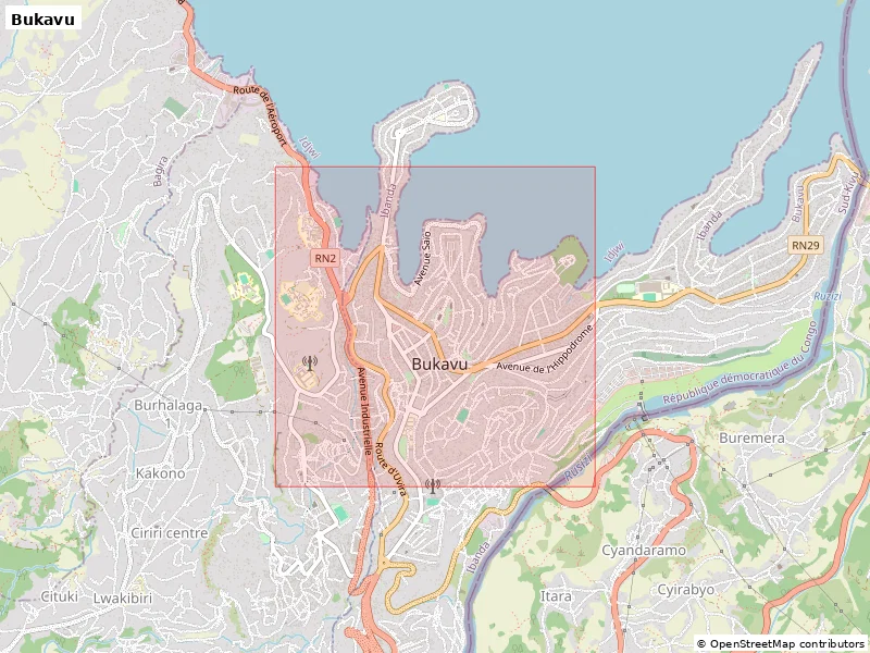 Bukavu, Cộng hòa Dân chủ Congo - Mô hình địa hình 3D thu nhỏ - Image 9
