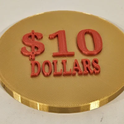 Mô hình đồng xu WFD Bingo Bucks - Thiết kế tiền chơi Bingo 3D
