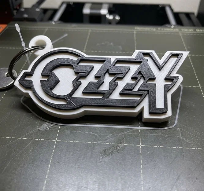 Móc khóa âm nhạc phong cách Ozzy Osbourne - File in 3D độc đáo - Image 1
