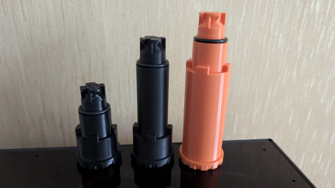 Trụ đỡ cuộn nhựa 3D (Support double bobine) cho máy RobotOne - Image 1