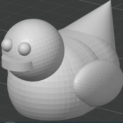 Mô hình chú vịt gai Deadly Duck độc đáo để in 3D