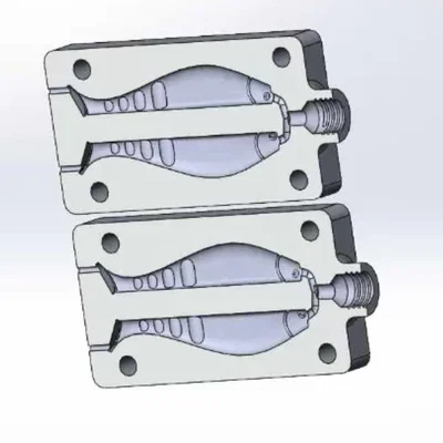 Khuôn Đúc Mồi Mềm – Bộ 2 Mồi Cá Giả