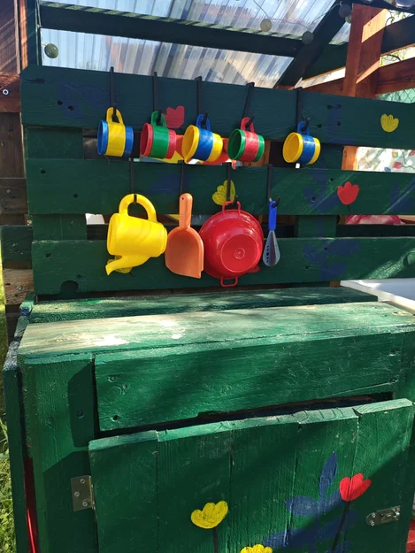 Móc treo cho Pallet Mud Kitchen + file FreeCAD - Image 1