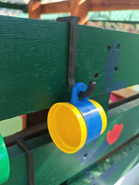 Móc treo cho Pallet Mud Kitchen + file FreeCAD - Image 2