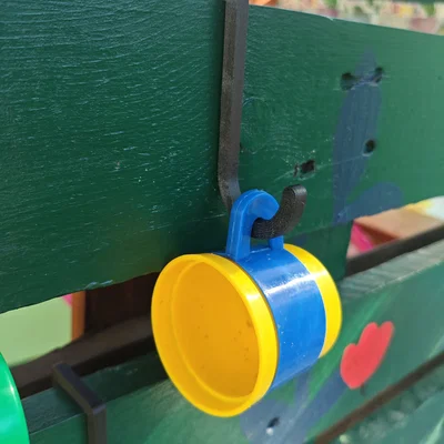 Móc treo cho Pallet Mud Kitchen + file FreeCAD
