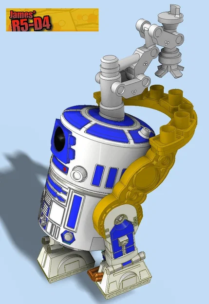 Khay đựng đồ uống cho FunkoPOP R2-D2 trên thuyền buồm của Jabba - Image 3