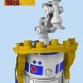 Khay đựng đồ uống cho FunkoPOP R2-D2 trên thuyền buồm của Jabba - Thumbnail 4