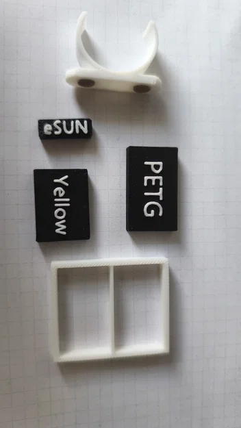 Hệ thống nhãn từ tính "FilamentID" cho giá treo IKEA BILLY (ống 28 mm, nam châm 6×2 mm) - Image 3