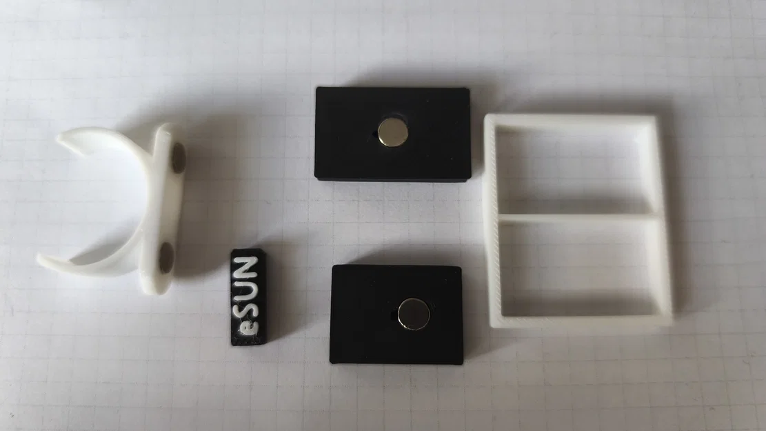 Hệ thống nhãn từ tính "FilamentID" cho giá treo IKEA BILLY (ống 28 mm, nam châm 6×2 mm) - Image 4