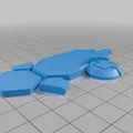 Mô hình phụ kiện gót giày phong cách Samus Zero Suit 3D - Thumbnail 3