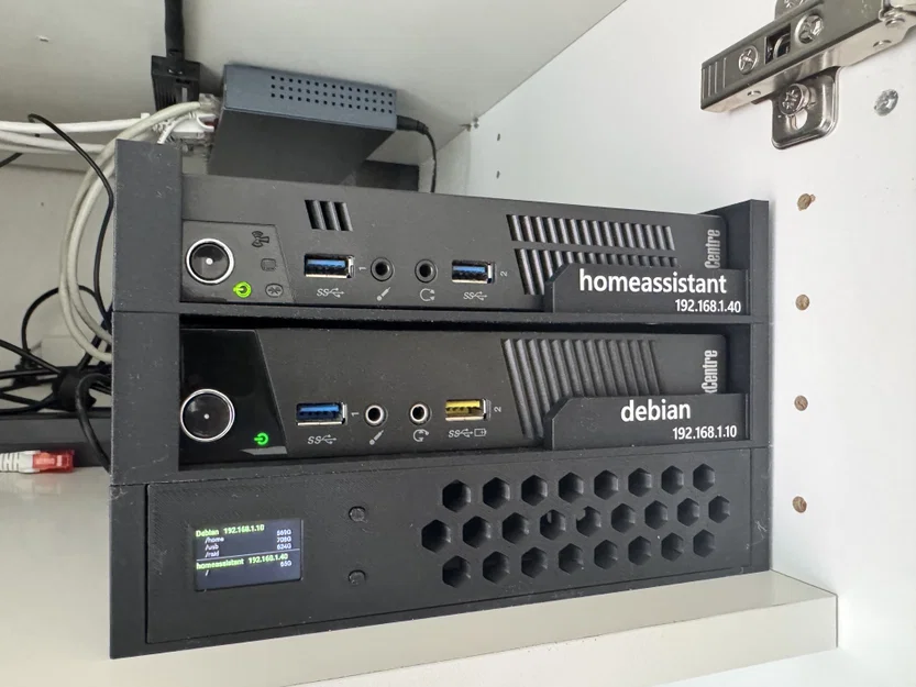 Hệ thống rack homelab mô-đun cho ThinkCentre - Image 1