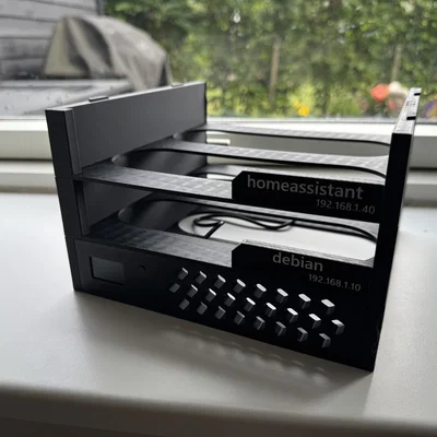 Hệ thống rack homelab mô-đun cho ThinkCentre