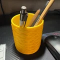 Ống cắm bút với họa tiết kim cương - Thumbnail 3