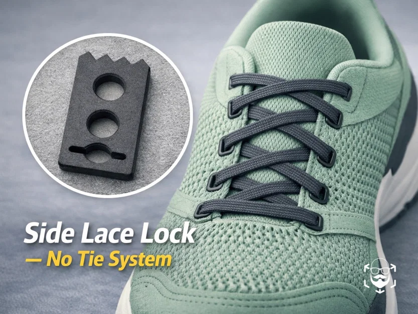 Side Lace Lock – Khóa dây giày không cần thắt cho lỗ xỏ cuối (Last Eyelet) - Image 1