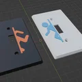 Nắp đậy công tắc đèn phong cách Portal độc đáo cho game thủ - Thumbnail 1