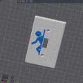 Nắp đậy công tắc đèn phong cách Portal độc đáo cho game thủ - Thumbnail 2