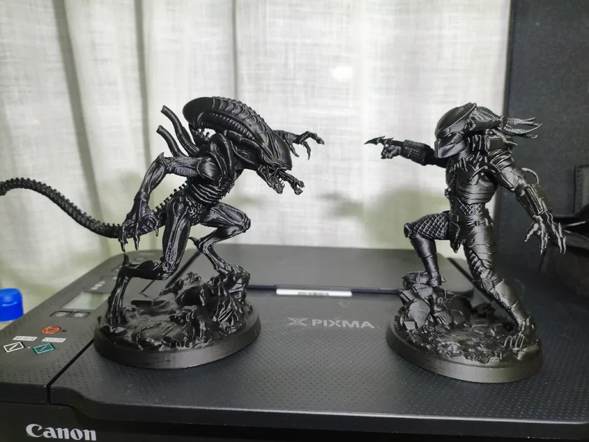 Mô hình Predator Battle Scream 3D - Đỉnh cao đối đầu Alien và Predator - Image 1