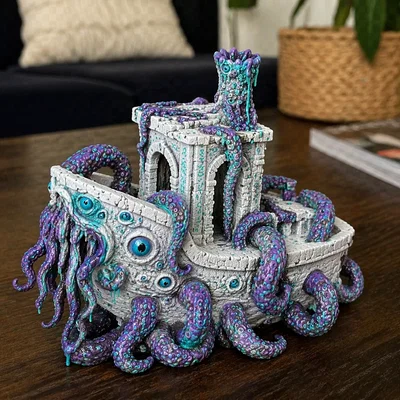 Cthulhubenchy: ph'nglui mglw'nafh... it floats – Benchy Cthulhu nổi được