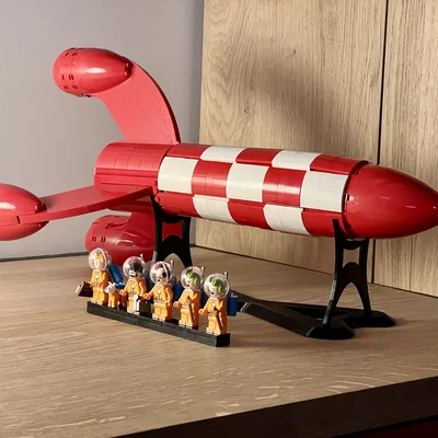 Chân đế trưng bày ngang - LEGO “Tintin's Moon Rocket” (21367)