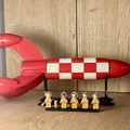 Chân đế trưng bày ngang - LEGO “Tintin's Moon Rocket” (21367) - Thumbnail 2