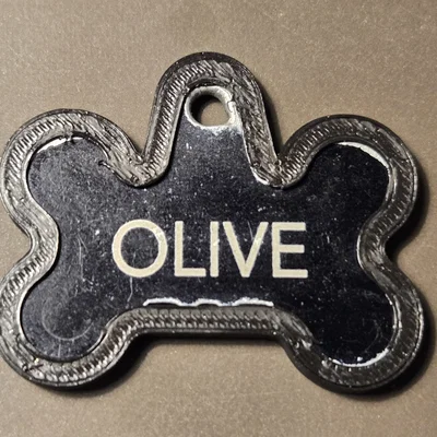 Miếng bọc thẻ định danh chó (Dog Tag Cover)