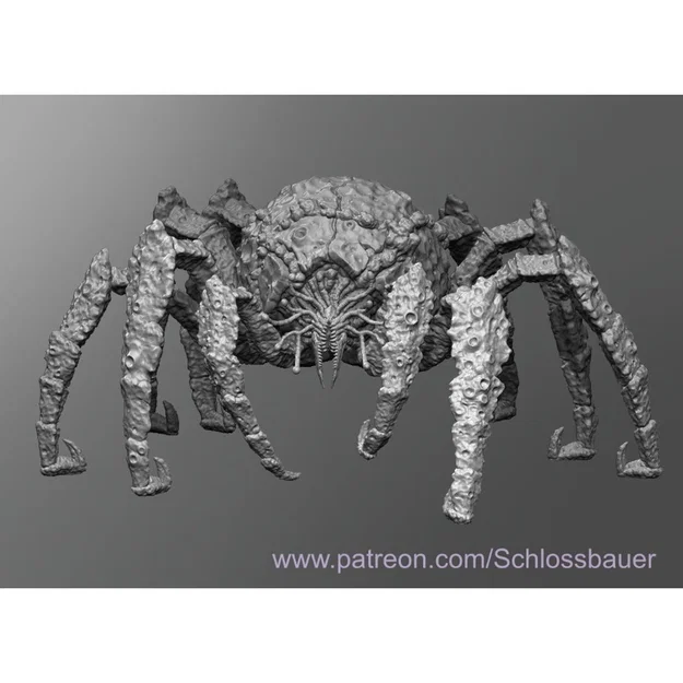 Mô hình Nhện Thiên Thạch Asteroid Spider cho D&D và Tabletop - Image 1