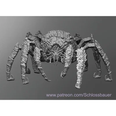 Mô hình Nhện Thiên Thạch Asteroid Spider cho D&D và Tabletop