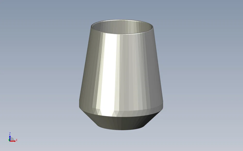 Mô hình ly rượu vang Wine Vessel in 3D đơn giản tinh tế - Image 1