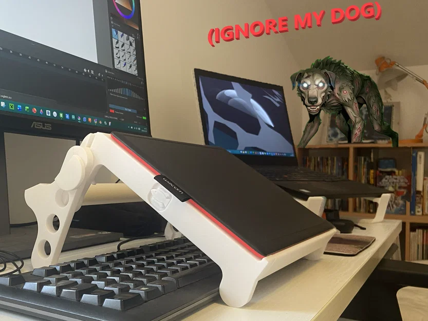 Giá đỡ Drawing Tablet đặt chồng lên bàn phím - Image 1
