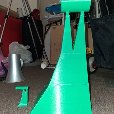 Mô hình còi báo động Mini ACA Hurricane 130 in 3D (Prototype)