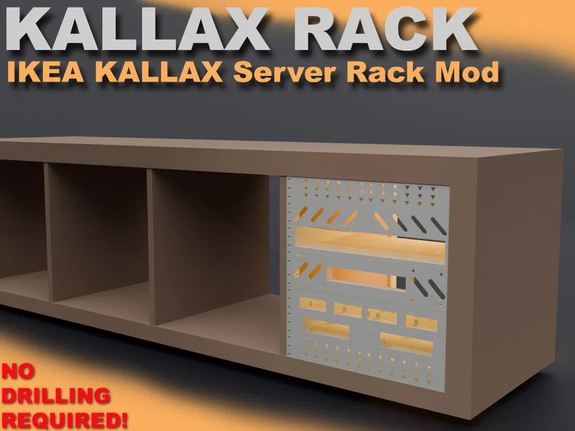 KALLAX RACK | Bản Mod Server Rack cho IKEA Kallax - Image 1