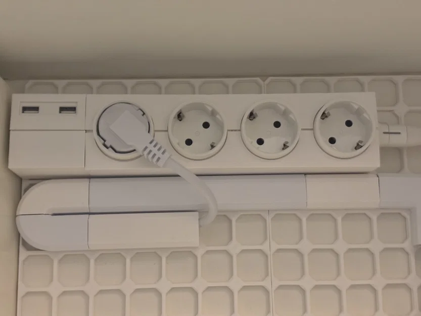 Ngàm openGrid/openConnect cho IKEA Askvader/moduel: 2 ổ đôi + USB - Image 1