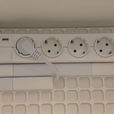 Ngàm openGrid/openConnect cho IKEA Askvader/moduel: 2 ổ đôi + USB
