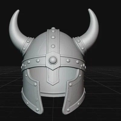 Mô hình nón Viking (Viking Helmet) - Phụ kiện in 3D độc đáo