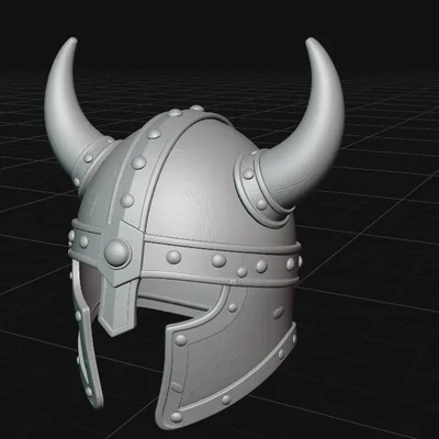 Mô hình nón Viking (Viking Helmet) - Phụ kiện in 3D độc đáo