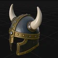 Mô hình nón Viking (Viking Helmet) - Phụ kiện in 3D độc đáo - Thumbnail 4