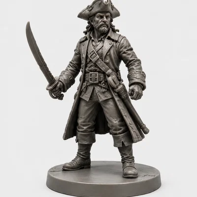 Mô hình nhân vật cướp biển (Pirate Figure) chi tiết cho RPG/Diorama