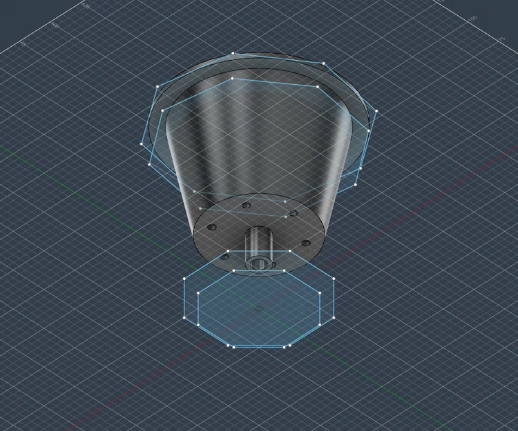 Chậu Tự Tưới Nước Faceted Low-Poly Có Reservoir Ẩn | Không Cần Supports - Image 2