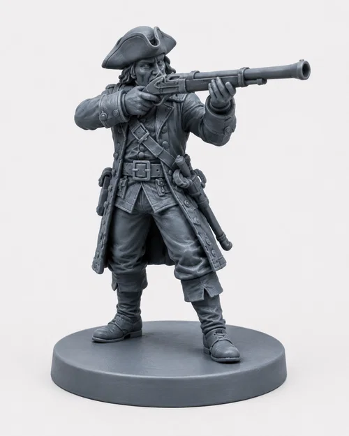 Mô hình lính cướp biển cầm súng hỏa mai (Pirate Soldier) - Image 1