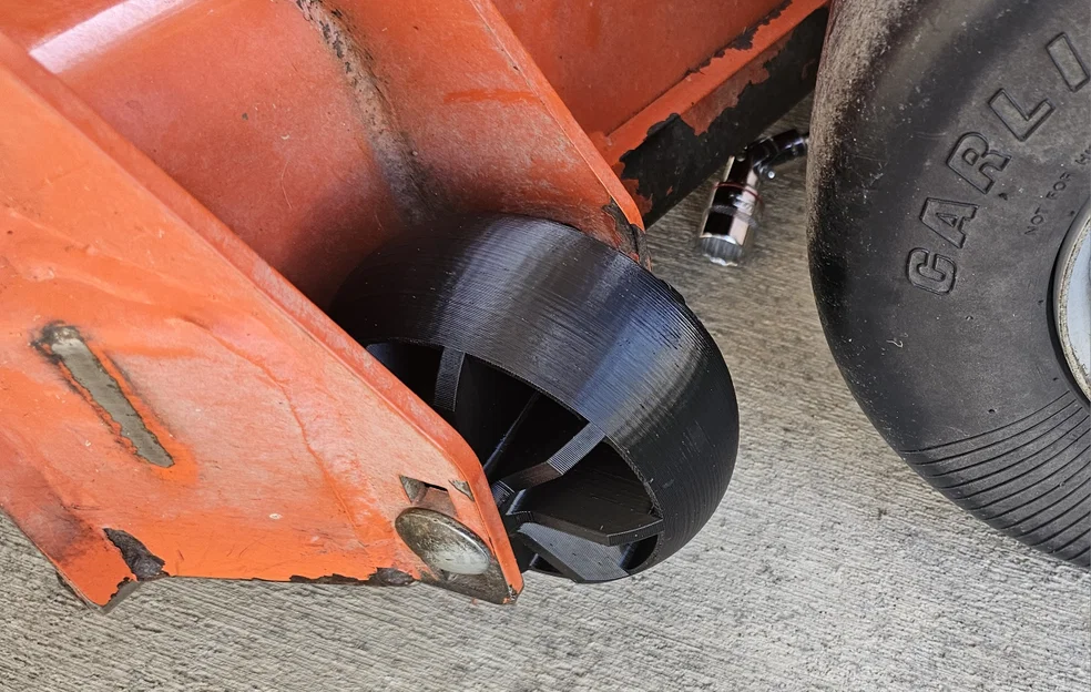 Con lăn chống cạ sàn cho deck máy cắt cỏ (Mower Anti-Scalp deck rollers) - Image 2