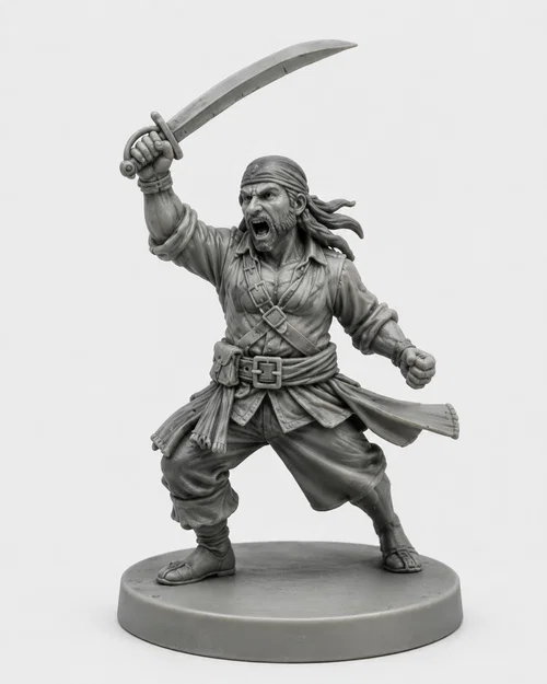 Mô hình Cướp biển chiến đấu ấn tượng cho trò chơi RPG và trưng bày - Image 1