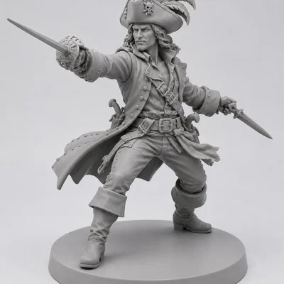 Mô hình cướp biển chiến đấu (Piratenduell) tinh xảo cho tabletop