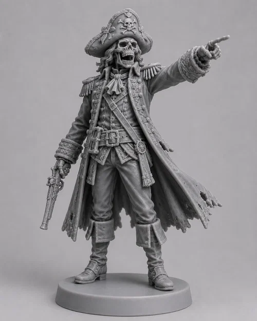 Mô hình bộ xương cướp biển (Piratenskelett) cực chi tiết cho tabletop - Image 1