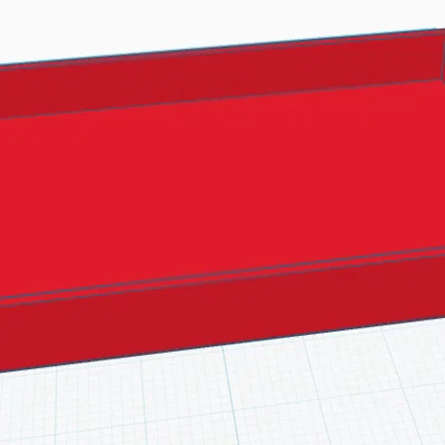 Khay Nhựa Đựng Hộp Trái Cây Đa Năng - In 3D Đơn Giản, Tiện Lợi
